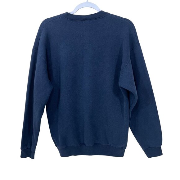 Vtg 90's Mickey & Co Size L Crewneck Sweatshirt Navy Blue Disney‎ Made in USA - Picture 2 of 5